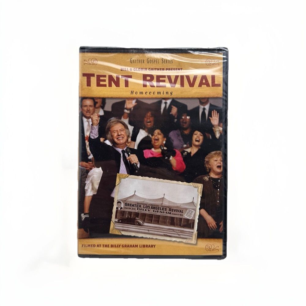 Bill Gloria Gaither Tent Revival Homecoming DVD Gospel Series Gospel Music